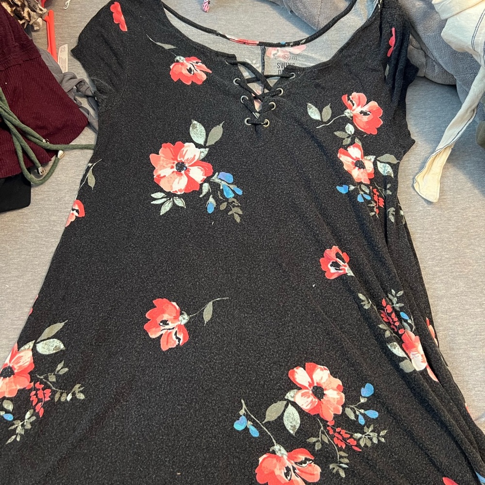 Flowy floral dress